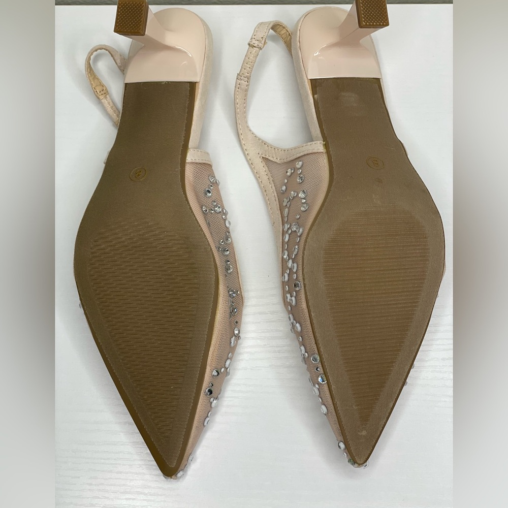 Wild Diva Lounge Rhinestone Mesh Heels โ Size 8 (2โ Heel) - Picture 5 of 6